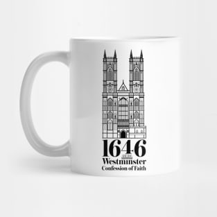 Reformed christian art. 1646 The Westminster Confession of Faith. Mug